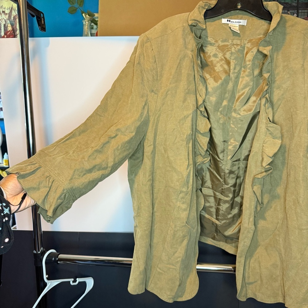 Nycard Collection size 22 women’s Olive Green jacket - Picture 5 of 7